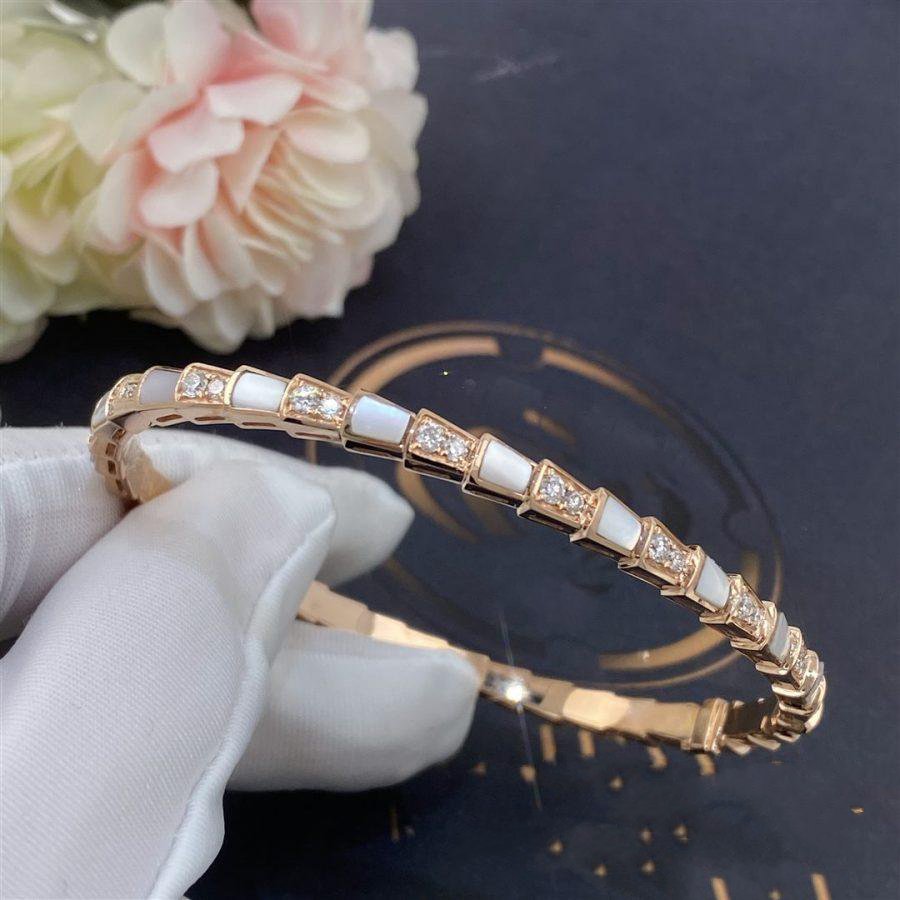 [Royal Top]SERPENTI BRACELET PINK GOLD MOP DIAMOND