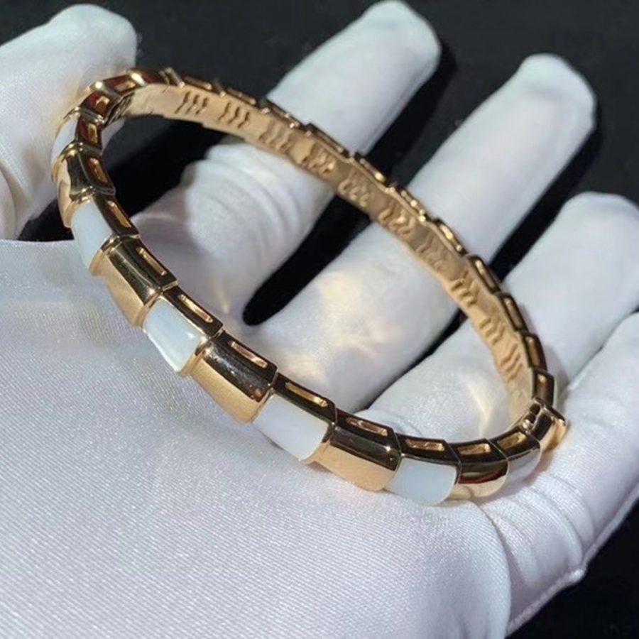 [Royal Top]SERPENTI BRACELET PINK GOLD MOP