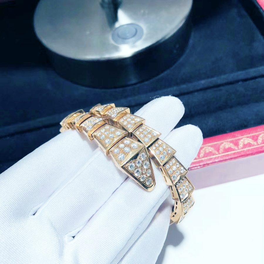 [Royal Top]SERPENTI BRACELET 8MM PINK GOLD DIAMOND