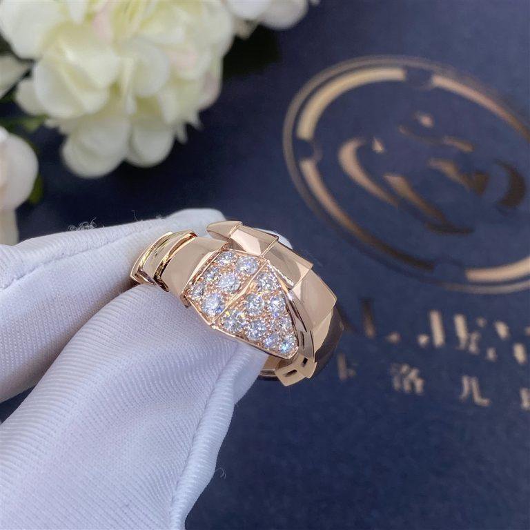 [Royal Top]SERPENTI RING PINK GOLD DIAMOND
