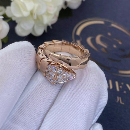 [Royal Top]SERPENTI RING PINK GOLD DIAMOND