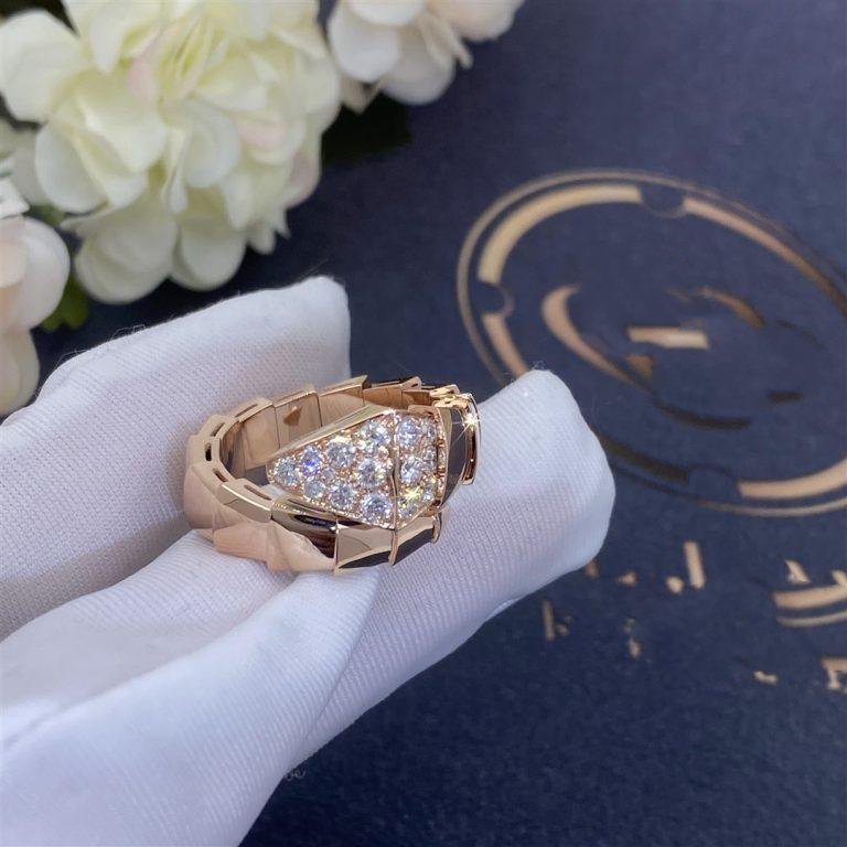 [Royal Top]SERPENTI RING PINK GOLD DIAMOND