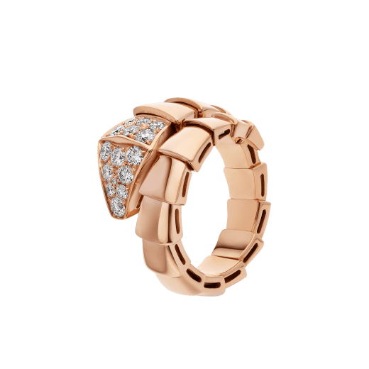 [Royal Top]SERPENTI RING PINK GOLD DIAMOND