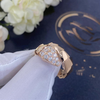 [Royal Top]SERPENTI RING PINK GOLD DIAMOND