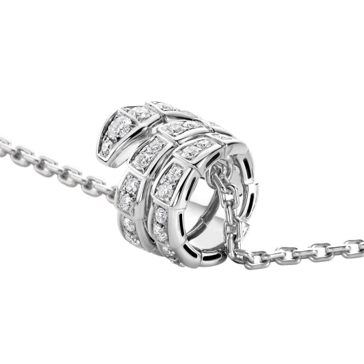 [Royal Top]SERPENTI  NECKLACE DOUBLE RING DIAMOND