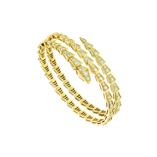 [Royal Top]SERPENTI BRACELET GOLD DIAMOND DOUBLE ROW