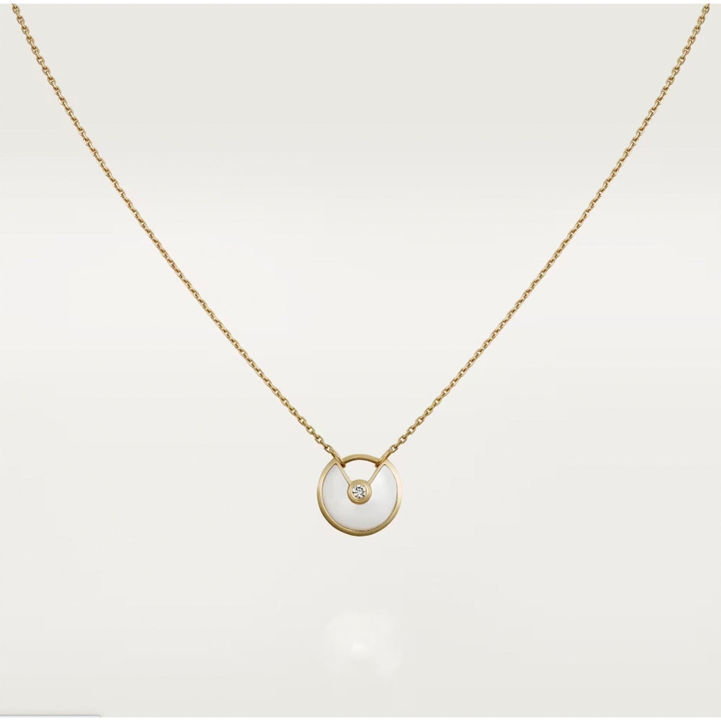 [Royal Top]AMULETTE ROSE GOLD MOP NECKLACE