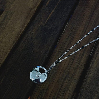 [Royal Top]AMULETTE SILVER FULL DIAMOND NECKLACE