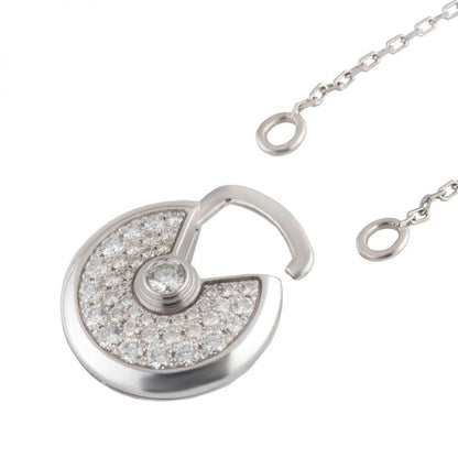 [Royal Top]AMULETTE SILVER FULL DIAMOND NECKLACE