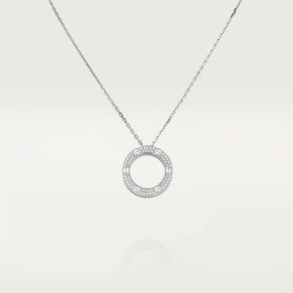 [Royal Top]LOVE NECKLACE ADJUSTABLE SILVER