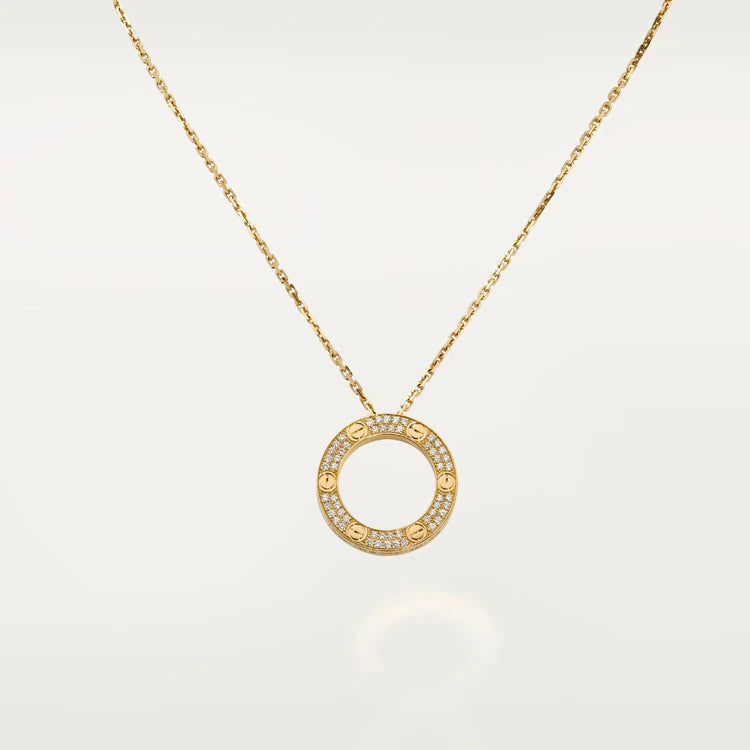 [Royal Top]LOVE NECKLACE ADJUSTABLE ROSE GOLD