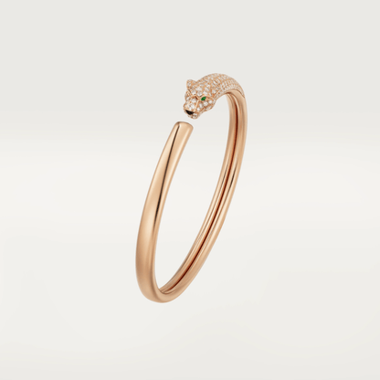 [Royal Top]PANTHERE ROSE GOLD DIAMOND OPEN BRACELET