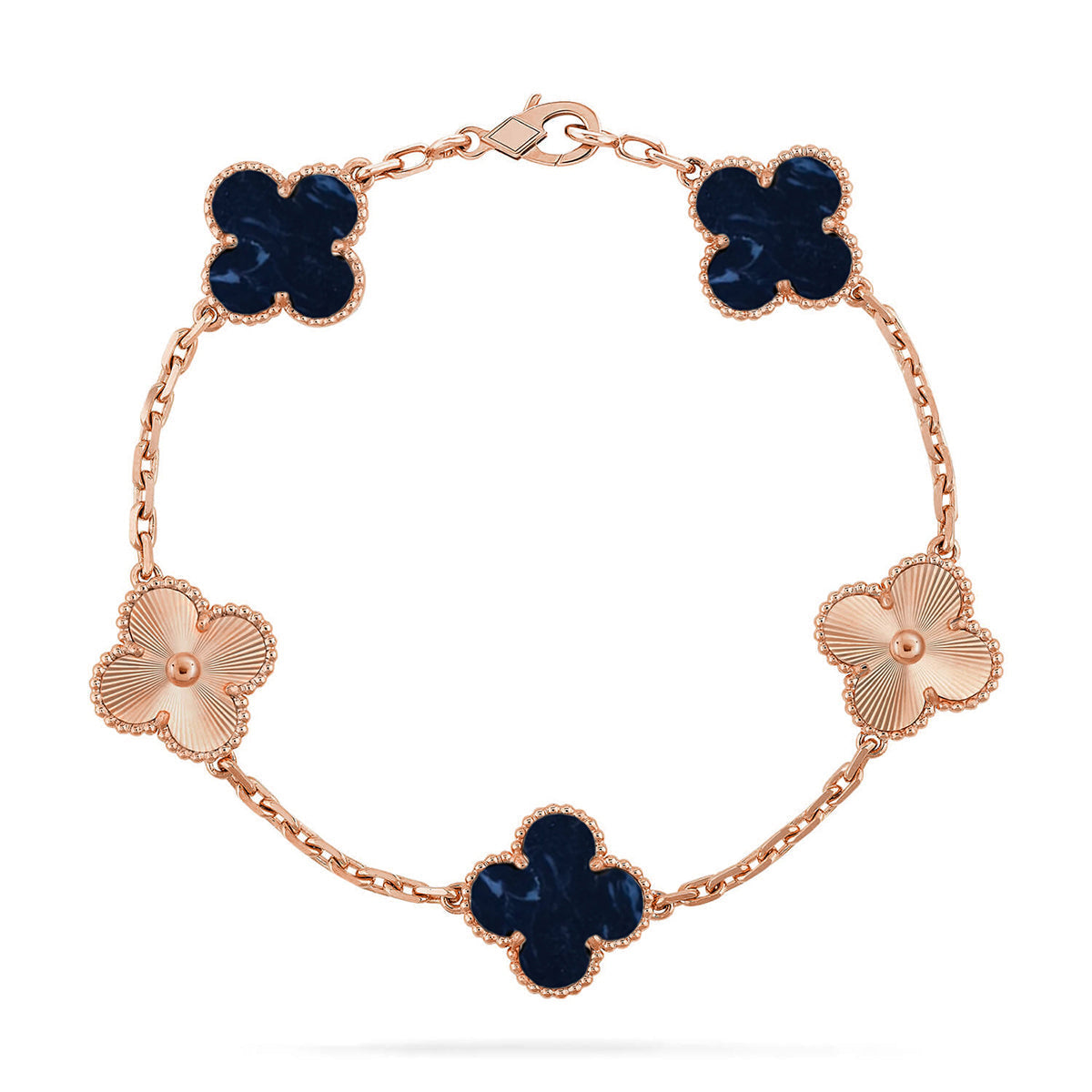 [Royal Top]CLOVER 5 MOTIF PIETERSITE BRACELET COLLECTION