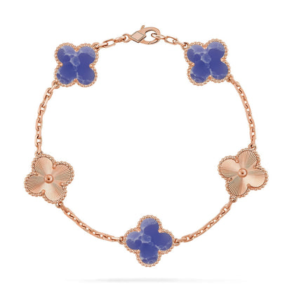 [Royal Top]CLOVER 5 MOTIF BLUE VEINS BRACELET COLLECTION