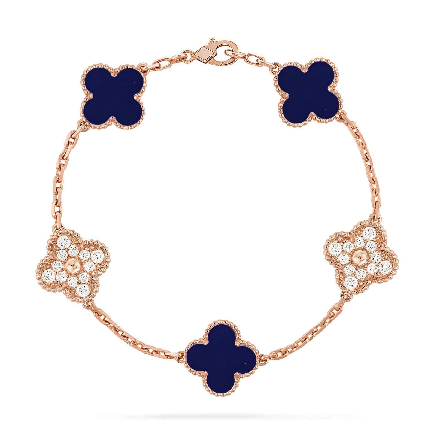 [Royal Top]CLOVER 5 MOTIF LAPIS LAZULI BRACELET COLLECTION