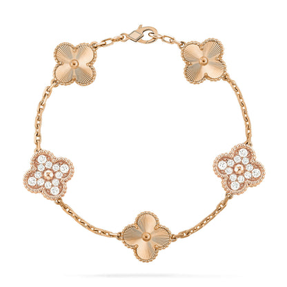 [Royal Top] CLOVER 5 MOTIF LASER BRACELET COLLECTION