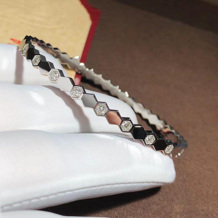 [Royal Top]BEE LOVE SILVER DIAMOND BRACELET