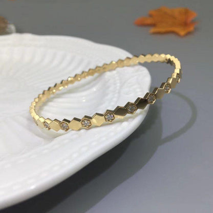[Royal Top]BEE LOVE GOLD DIAMOND BRACELET