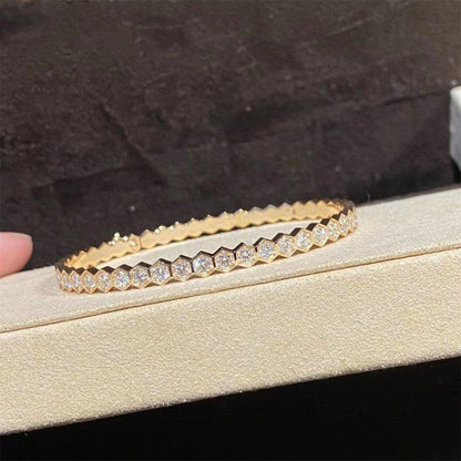 [Royal Top]BEE LOVE GOLD BRACELET FULL DIAMOND