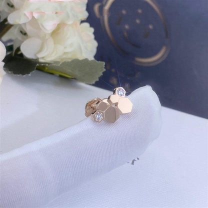 [Royal Top]BEE LOVE PINK GOLD DIAMOND EARRINGS