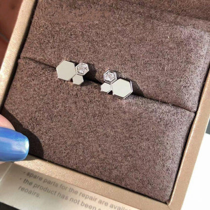 [Royal Top]BEE LOVE SILVER DIAMOND EARRINGS