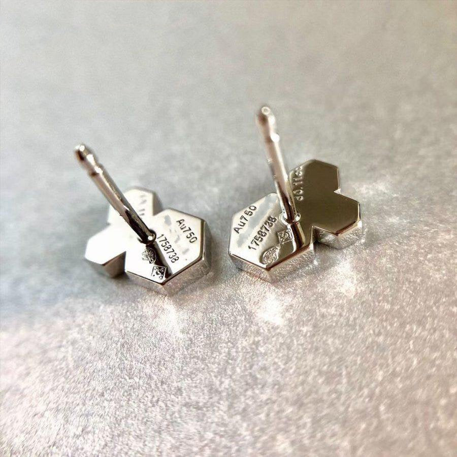 [Royal Top]BEE LOVE SILVER DIAMOND EARRINGS