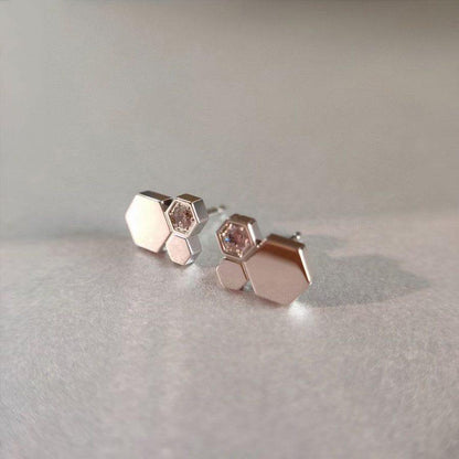 [Royal Top]BEE LOVE SILVER DIAMOND EARRINGS