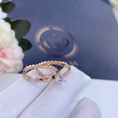 [Royal Top]BEE LOVE RING PINK GOLD 1 DIAMOND