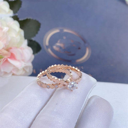 [Royal Top]BEE LOVE RING PINK GOLD DIAMOND