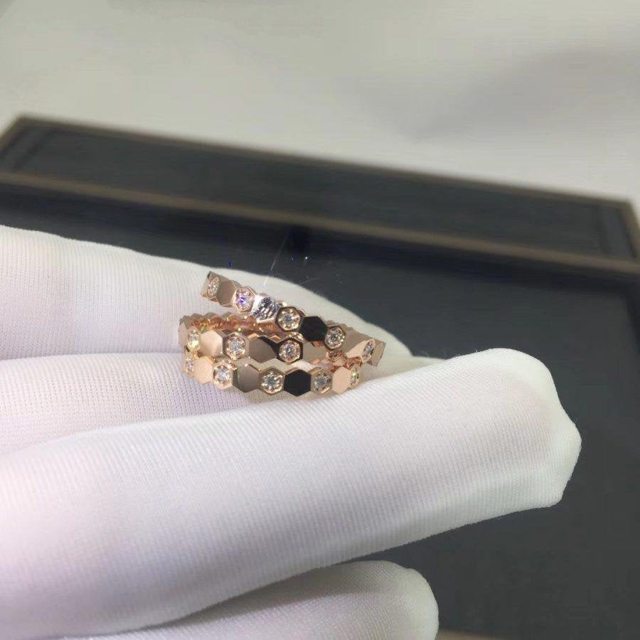 [Royal Top]BEE LOVE RING PINK GOLD DIAMOND