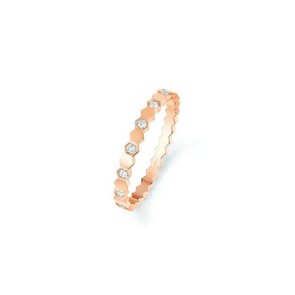 [Royal Top]BEE LOVE RING PINK GOLD DIAMOND