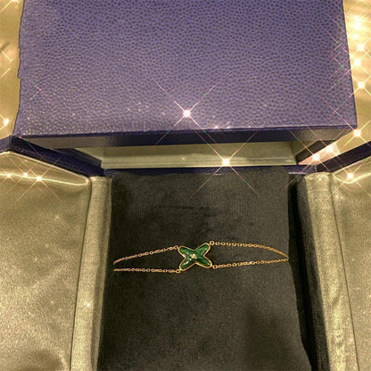 [Royal Top]JEUX BRACELET MALACHITE PINK GOLD 1 DIAMOND
