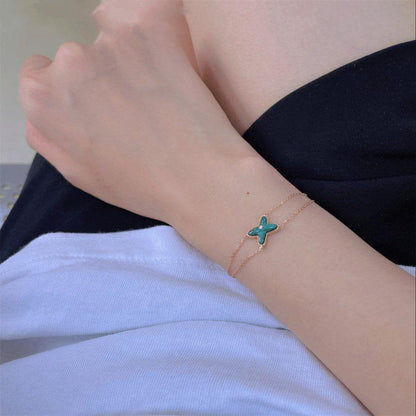 [Royal Top]JEUX BRACELET MALACHITE PINK GOLD 1 DIAMOND