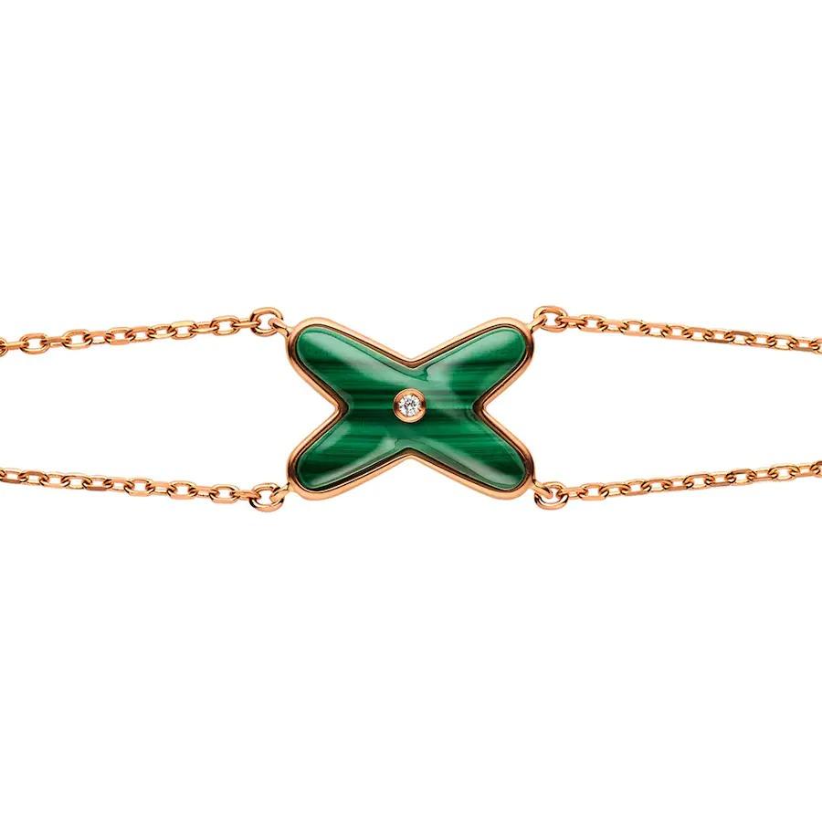 [Royal Top]JEUX BRACELET MALACHITE PINK GOLD 1 DIAMOND
