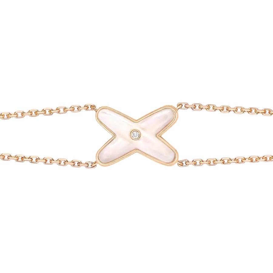 [Royal Top]JEUX BRACELET WHITE MOP PINK GOLD 1 DIAMOND