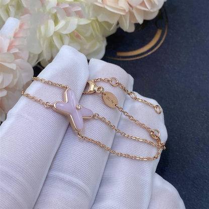 [Royal Top]JEUX BRACELET PINK MOP PINK GOLD 1 DIAMOND