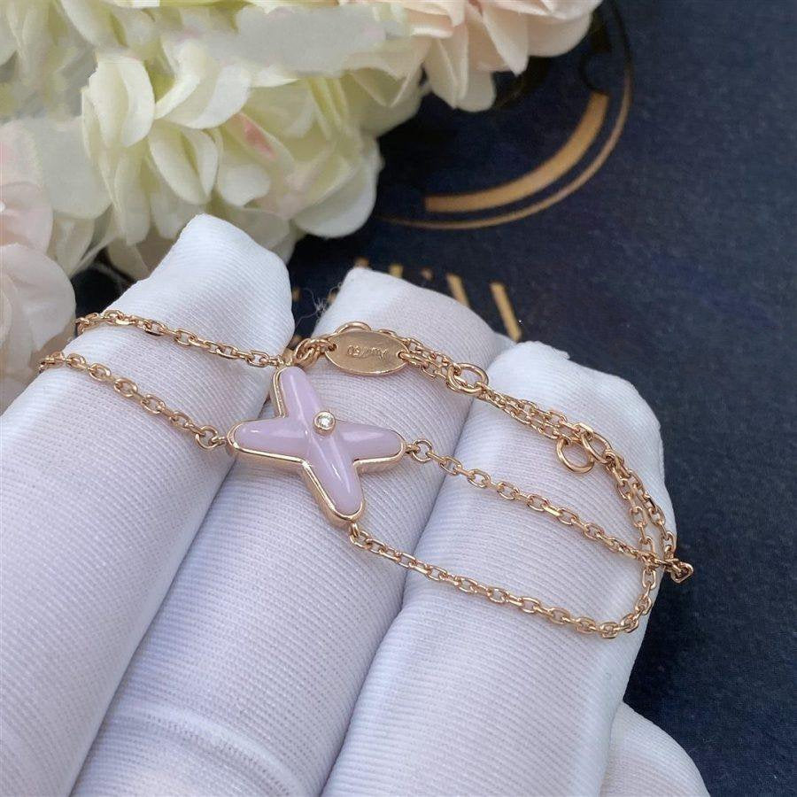 [Royal Top]JEUX BRACELET PINK MOP PINK GOLD 1 DIAMOND