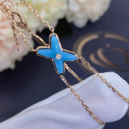 [Royal Top]JEUX BRACELET TURQUOISE PINK GOLD 1 DIAMOND