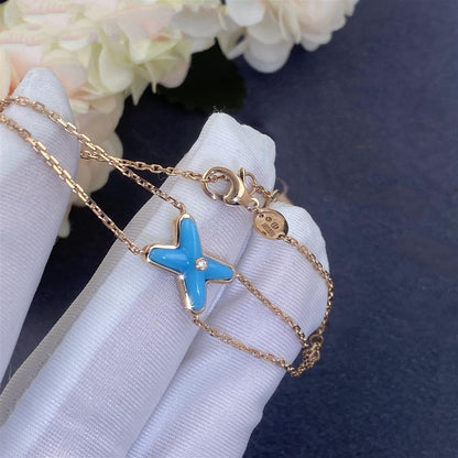 [Royal Top]JEUX BRACELET TURQUOISE PINK GOLD 1 DIAMOND