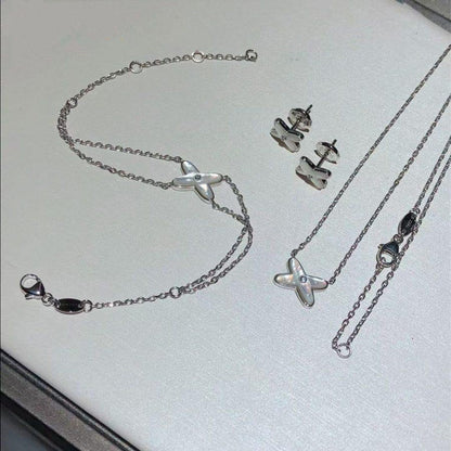 [Royal Top]JEUX BRACELET WHITE MOP SILVER 1 DIAMOND