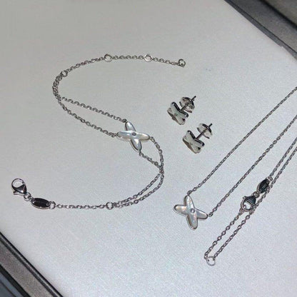 [Royal Top]JEUX BRACELET WHITE MOP SILVER 1 DIAMOND