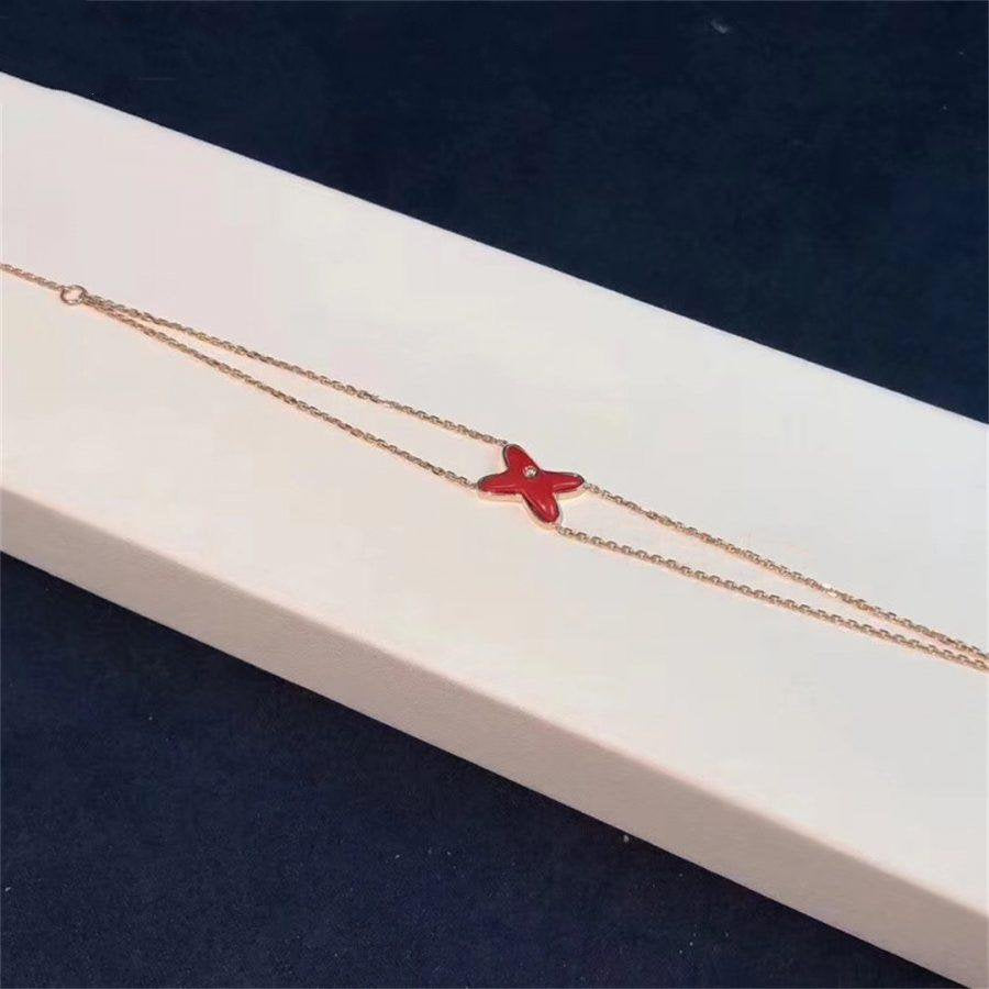 [Royal Top]JEUX BRACELET CARNELIAN PINK GOLD 1 DIAMOND