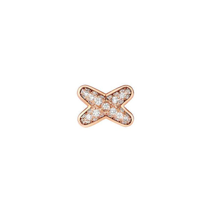 [Royal Top]JEUX DE PINK GOLD DIAMOND EARRINGS