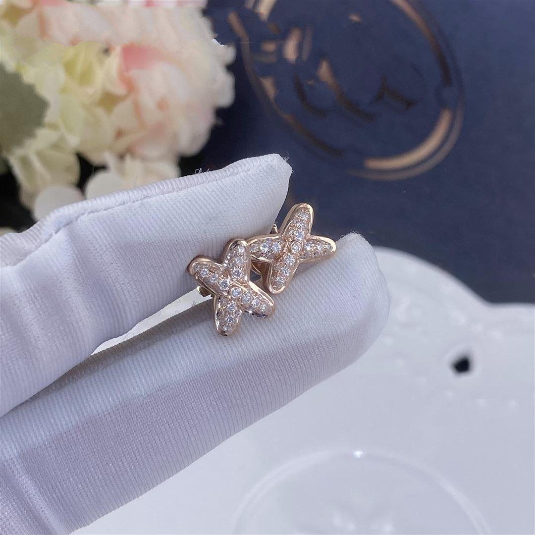[Royal Top]JEUX DE PINK GOLD DIAMOND EARRINGS