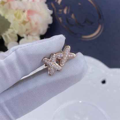 [Royal Top]JEUX DE PINK GOLD DIAMOND EARRINGS