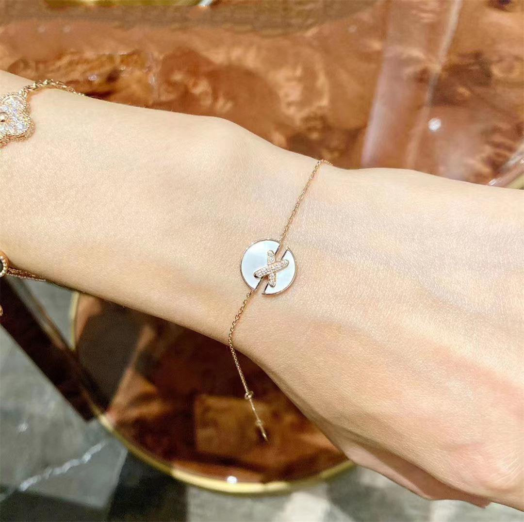 [Royal Top]JEUX DE BRACELET MOP PINK GOLD DIAMONDS