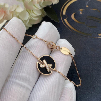 [Royal Top]JEUX DE BRACELET ONYX PINK GOLD DIAMOND