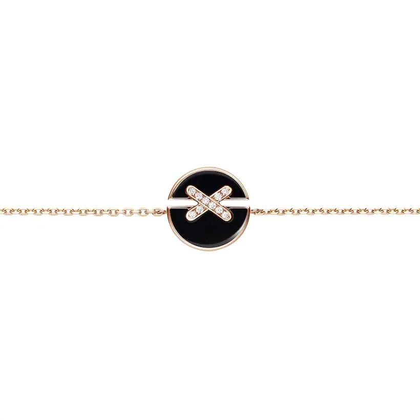 [Royal Top]JEUX DE BRACELET ONYX PINK GOLD DIAMOND