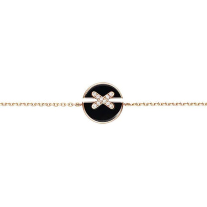 [Royal Top]JEUX DE BRACELET ONYX PINK GOLD DIAMOND