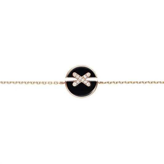 [Royal Top]JEUX DE BRACELET ONYX PINK GOLD DIAMOND